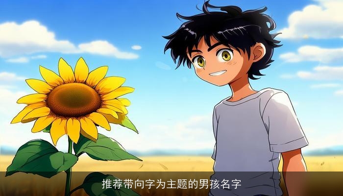 推荐带向字为主题的男孩名字