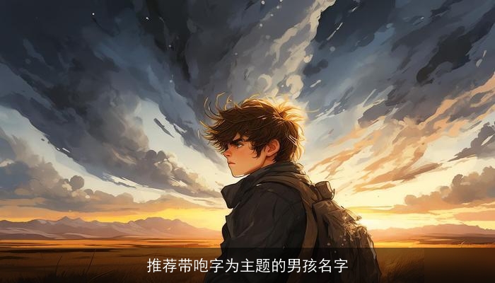 推荐带咆字为主题的男孩名字