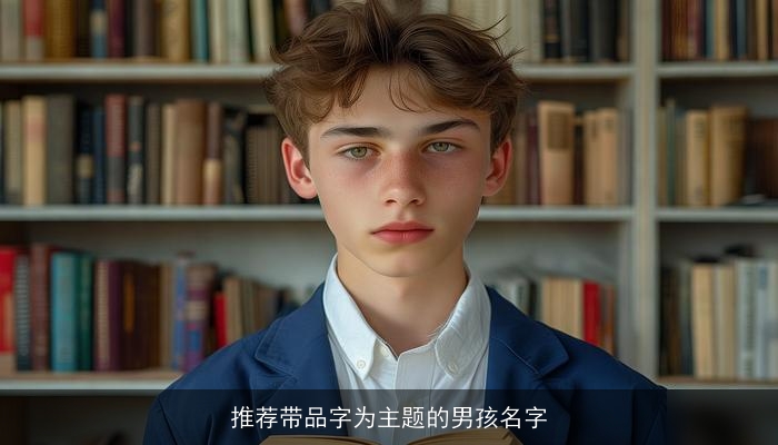 推荐带品字为主题的男孩名字