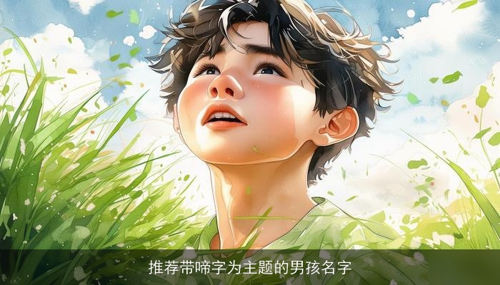 推荐带啼字为主题的男孩名字