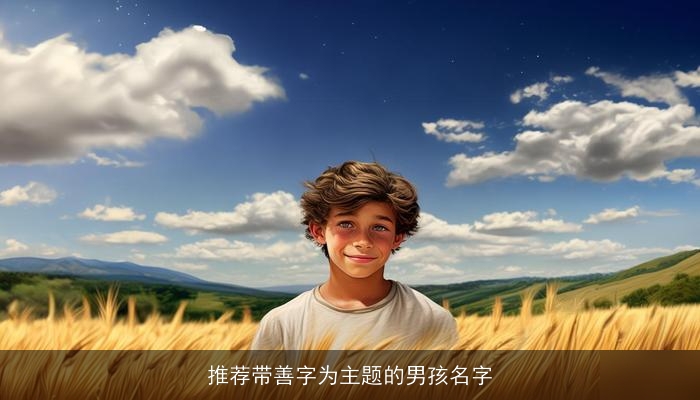 推荐带善字为主题的男孩名字