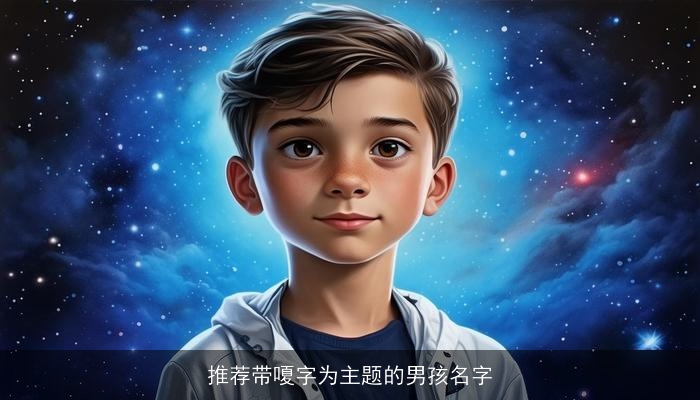 推荐带嗄字为主题的男孩名字