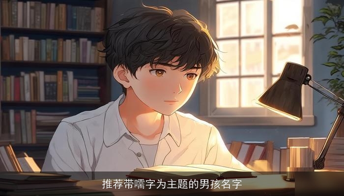 推荐带嚅字为主题的男孩名字