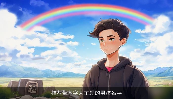 推荐带基字为主题的男孩名字