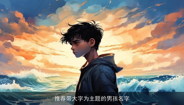推荐带大字为主题的男孩名字