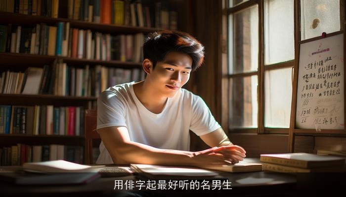 用俳字起最好听的名男生