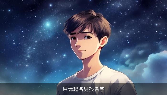 用傿起名男孩名字