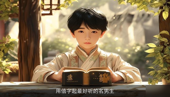 用僖字起最好听的名男生