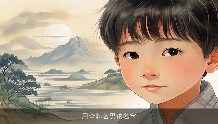 用全起名男孩名字