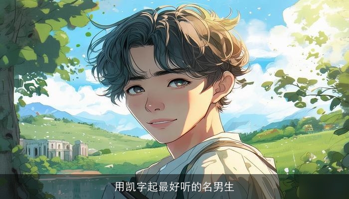 用凯字起最好听的名男生