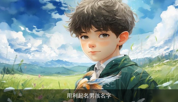 用利起名男孩名字
