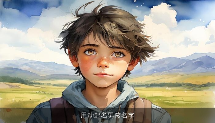 用动起名男孩名字