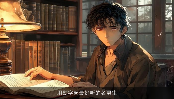 用勋字起最好听的名男生