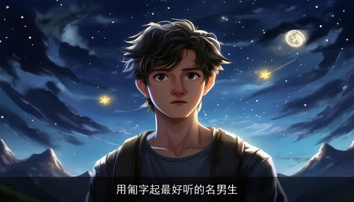 用匍字起最好听的名男生
