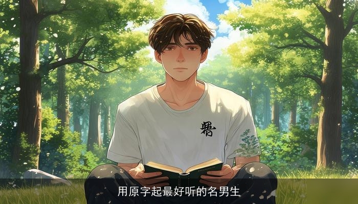 用原字起最好听的名男生