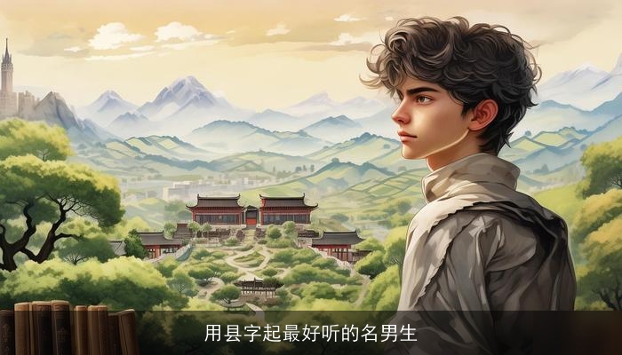 用县字起最好听的名男生