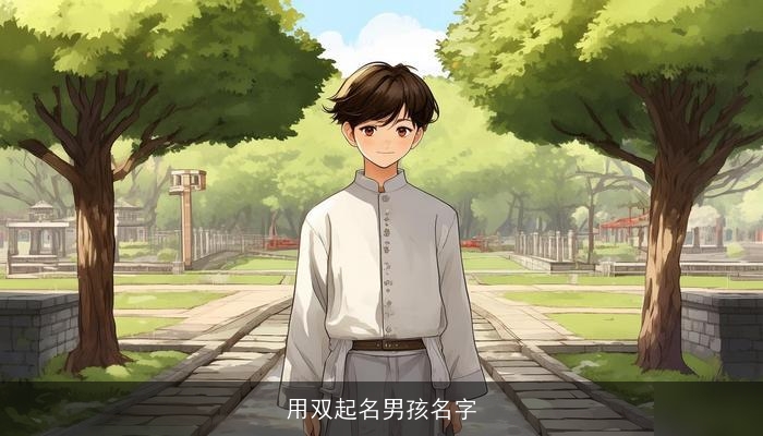 用双起名男孩名字