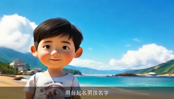 用台起名男孩名字