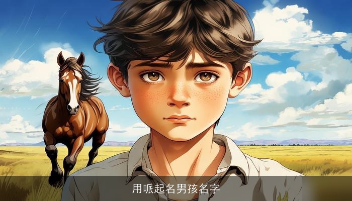 用哌起名男孩名字