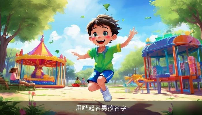 用哗起名男孩名字