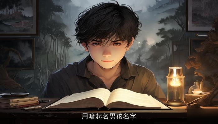 用喑起名男孩名字