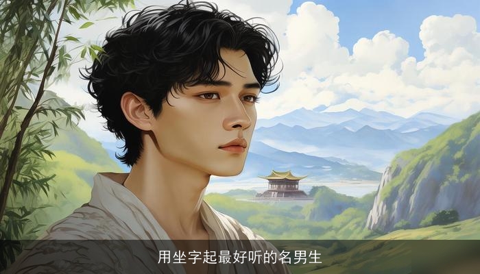 用坐字起最好听的名男生