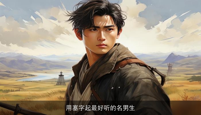 用塞字起最好听的名男生