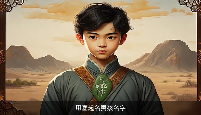 用塞起名男孩名字