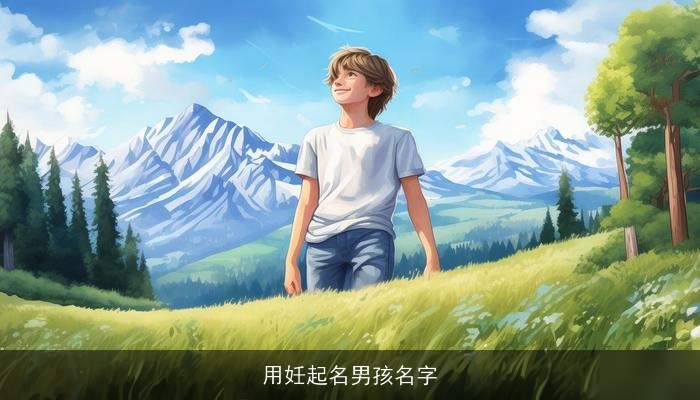 用妊起名男孩名字
