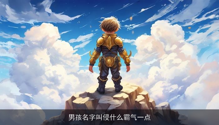 男孩名字叫侵什么霸气一点