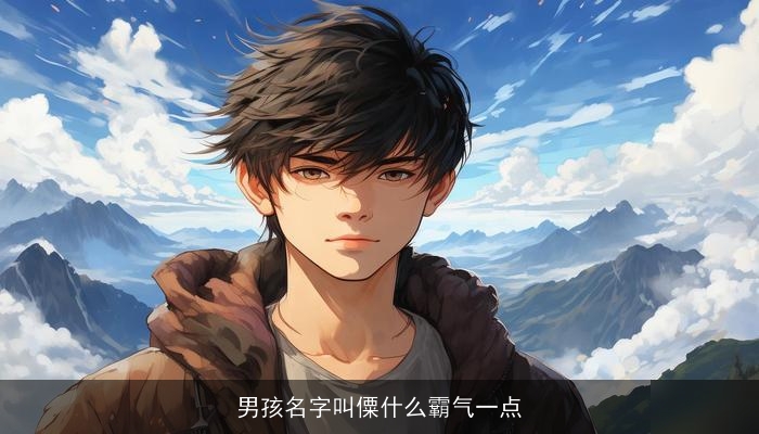 男孩名字叫僳什么霸气一点