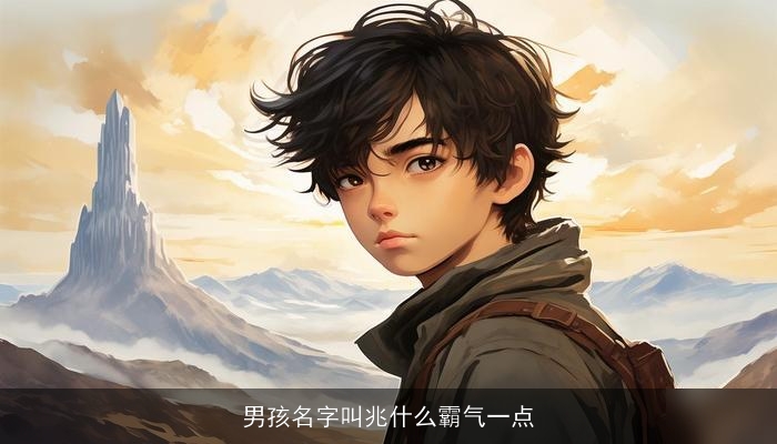 男孩名字叫兆什么霸气一点
