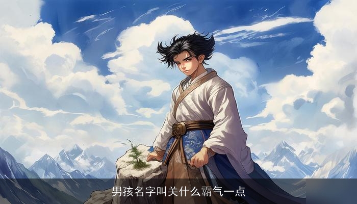 男孩名字叫关什么霸气一点