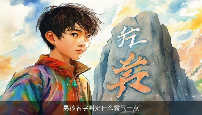 男孩名字叫史什么霸气一点