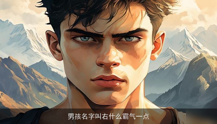 男孩名字叫右什么霸气一点
