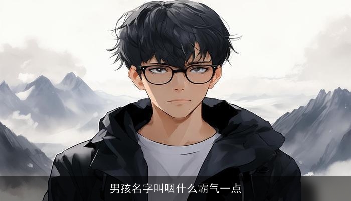 男孩名字叫咽什么霸气一点