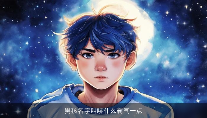 男孩名字叫哧什么霸气一点