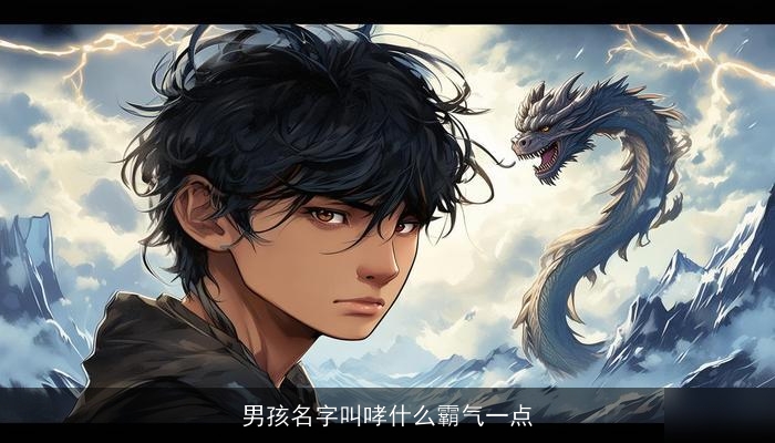 男孩名字叫哮什么霸气一点
