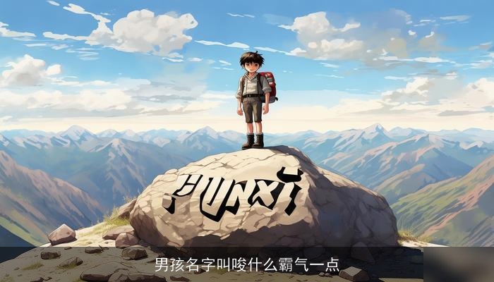 男孩名字叫唆什么霸气一点