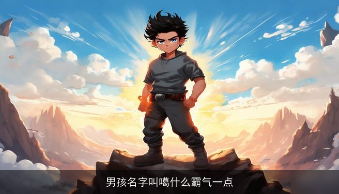 男孩名字叫噶什么霸气一点
