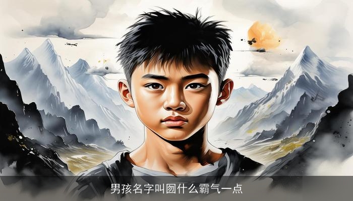 男孩名字叫囫什么霸气一点