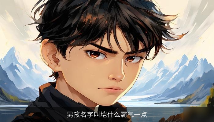 男孩名字叫垲什么霸气一点