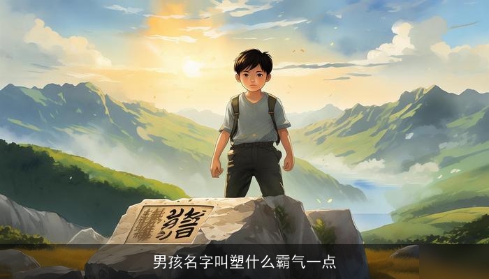 男孩名字叫塑什么霸气一点