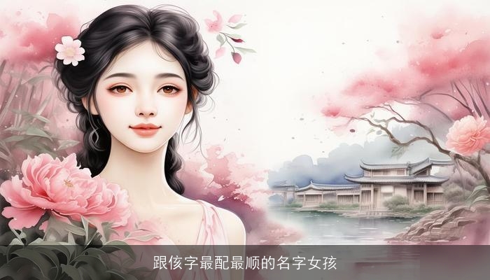 跟侅字最配最顺的名字女孩