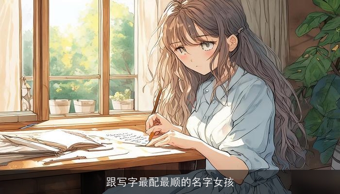 跟写字最配最顺的名字女孩