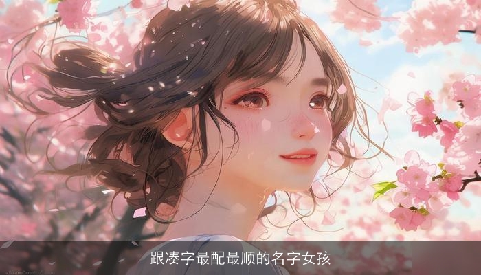跟凑字最配最顺的名字女孩