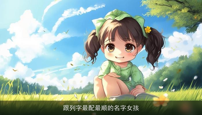 跟列字最配最顺的名字女孩
