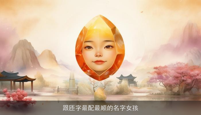 跟匝字最配最顺的名字女孩