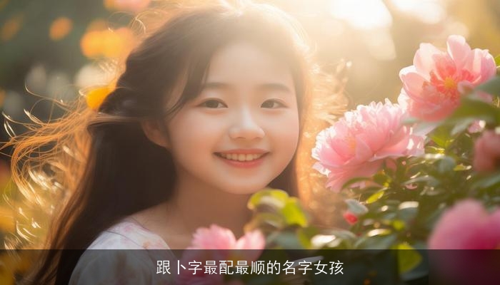 跟卜字最配最顺的名字女孩