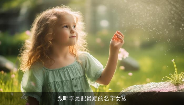 跟呷字最配最顺的名字女孩